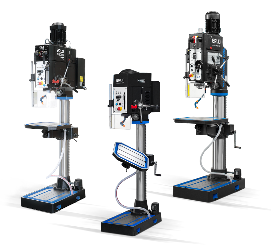 ERLO Säulenborhmaschinen ERLO Riemen- und Getriebe-Säulenborhmaschinen - ab Lager lieferbar!