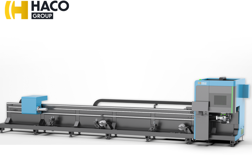 Faserlaser-Schneidanlagen HACO HFL-G12 Faserlaser-Schneidanlagen HACO HFL-G12 ist eine Lasermaschine für Rohre und Profile.