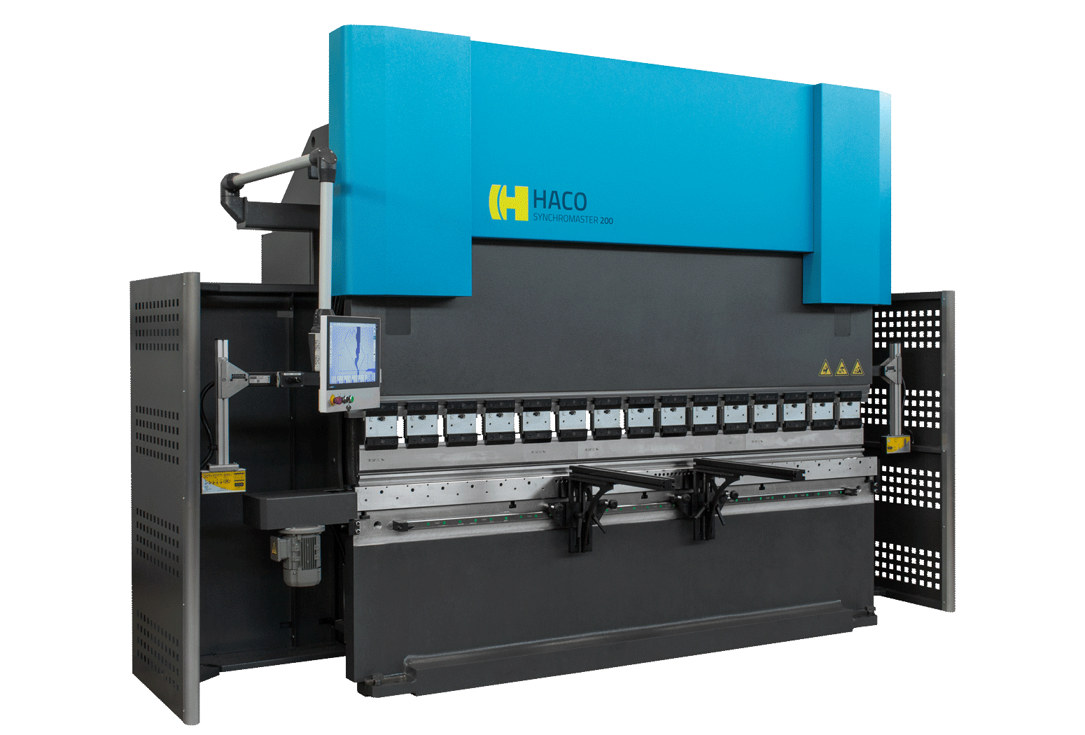 HACO Blechbearbeitungsmaschinen wie Tafelscheren, Abkantpressen oder Laserschneidanlagen für ein großes Spektrum an Anwendungen