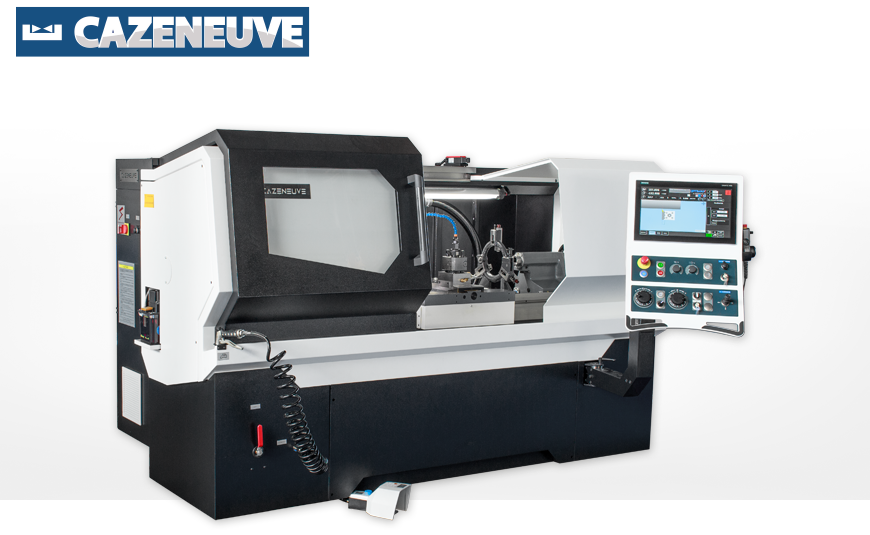 CNC-Zyklendrehmaschine mit OPTIMAX3 CNC Steuerung auf SIEMENS Basis - kurzfristig lieferbar. CNC-Zyklendrehmaschine CAZENEUVE OPTIMAX 390 - kurzfristig lieferbar.