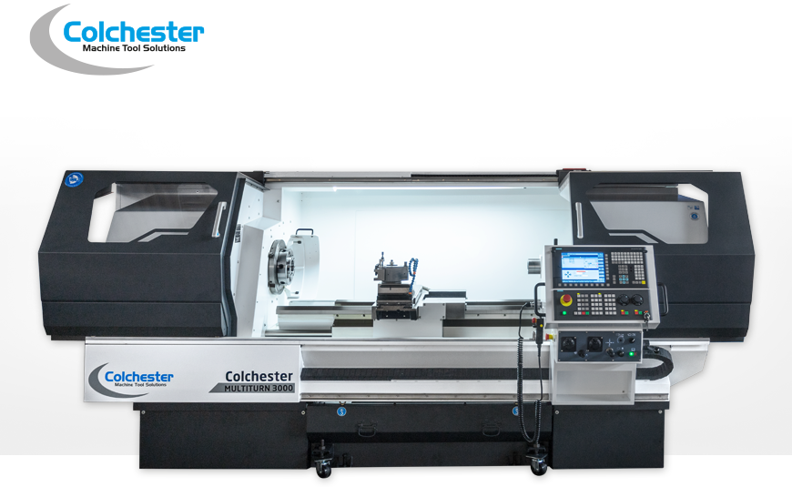 CNC-Zyklendrehmaschine COLCHESTER MULTITURN 3000 mit SIEMENS SINUMERIK 828D inkl. ShopTurn Oberfläche.