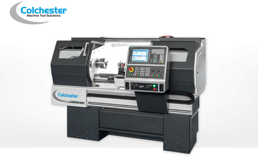 CNC-Zyklendrehmaschine COLCHESTER STUDENT CNC mit SIEMENS SINUMERIK 828D inkl. ShopTurn.