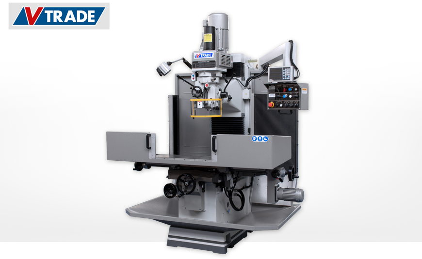 Universal-Fräsmaschine V-TRADE MX B2S-N optional mit 3-Achsen Digitalanzeige FAGOR INNOVA 30i.