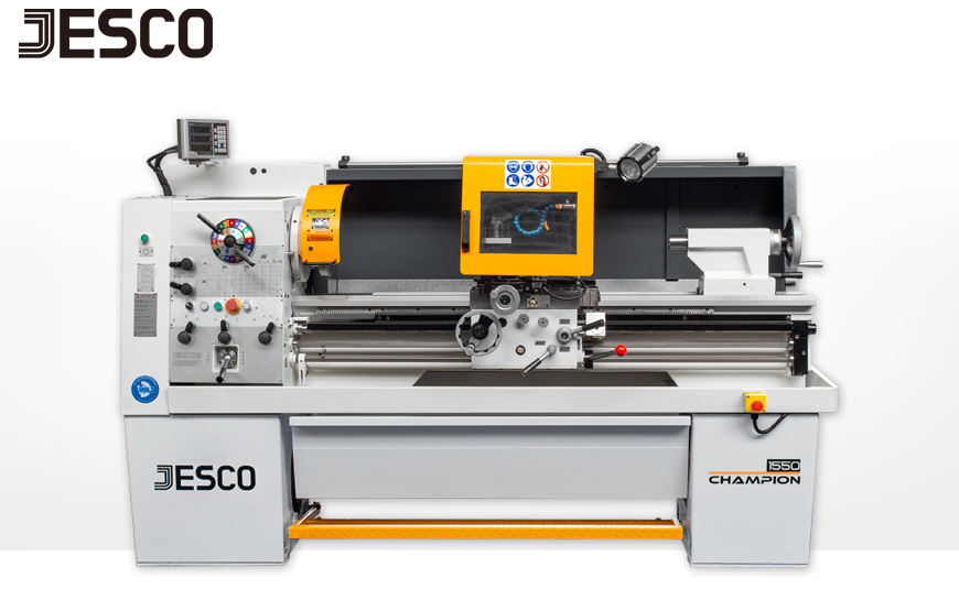 Präzisions-Drehmaschine JESSEY CHAMPION 1550 optional mit 3-Achsen Digitalanzeige FAGOR.
