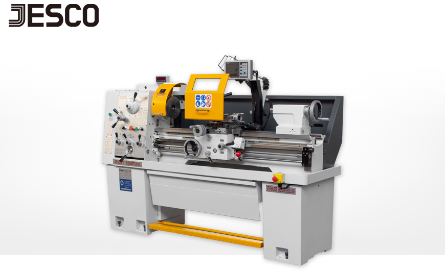 Präzisions-Drehmaschine JESSEY STUDTURN 1440 VS mit stufenlosen Spindeldrehzahlen.