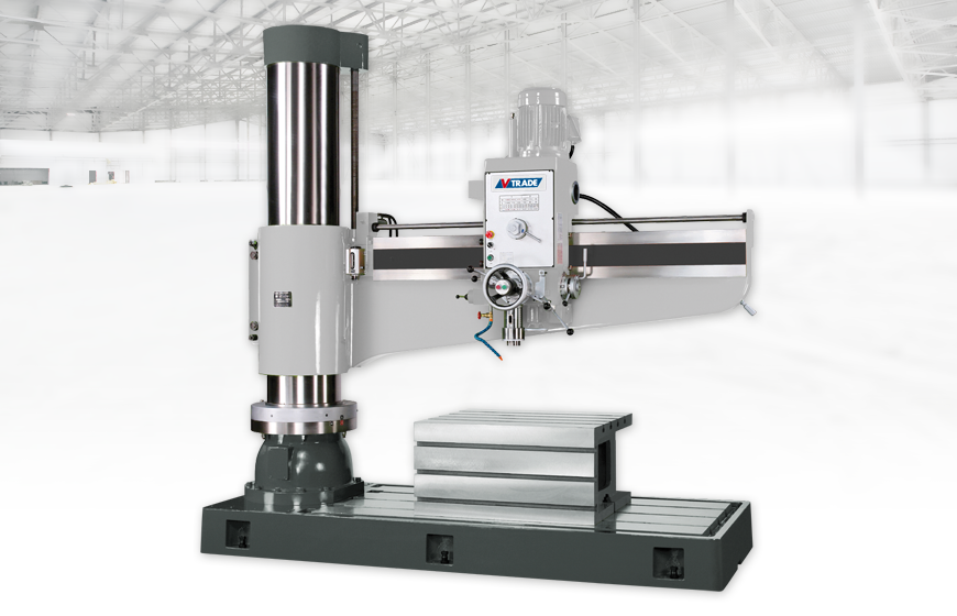 Radialbohrmaschinen mit hydraulischer Klemmung und hoher Bohrleistung für große Werkstücke mit komplexen Geometrien.