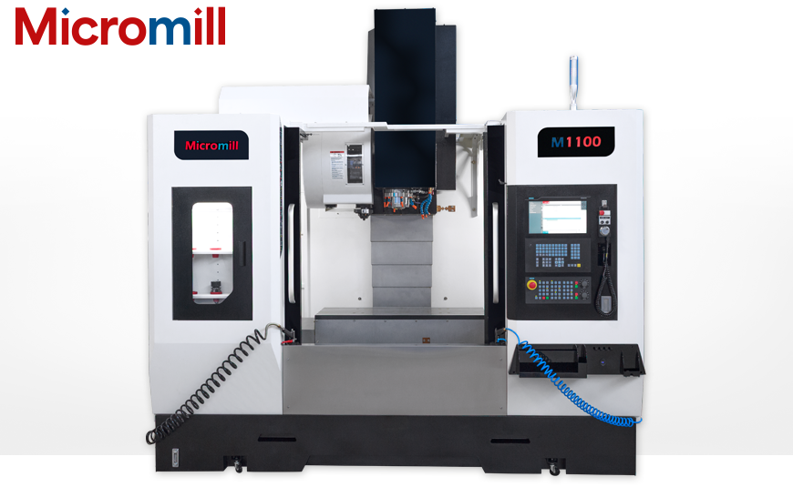 CNC-Bearbeitungszentrum MICROMILL M1100 mit leistungsfähigen Achssysteme und präzisionsgelagerter BBT-40-Spindel unterstützt einen effizienten und wirtschaftlichen Betrieb.