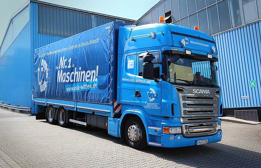 Maschinenanlieferung
