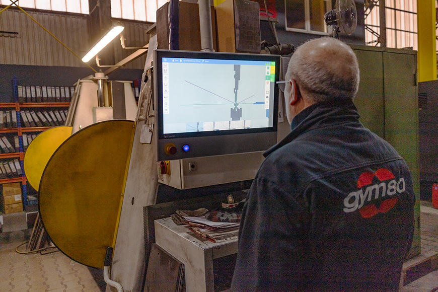 GYM80 - HACO CNC-Abkantpresse FASTBEND Steuerung