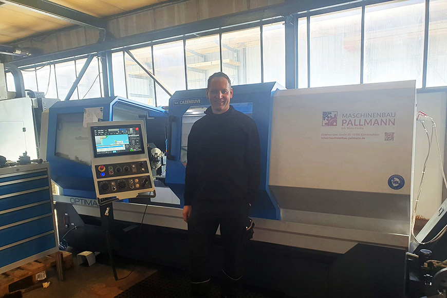 Maschinenbau PALLMANN - CNC-Zyklendrehmaschine CAZENEUVE OPTIMAX 590