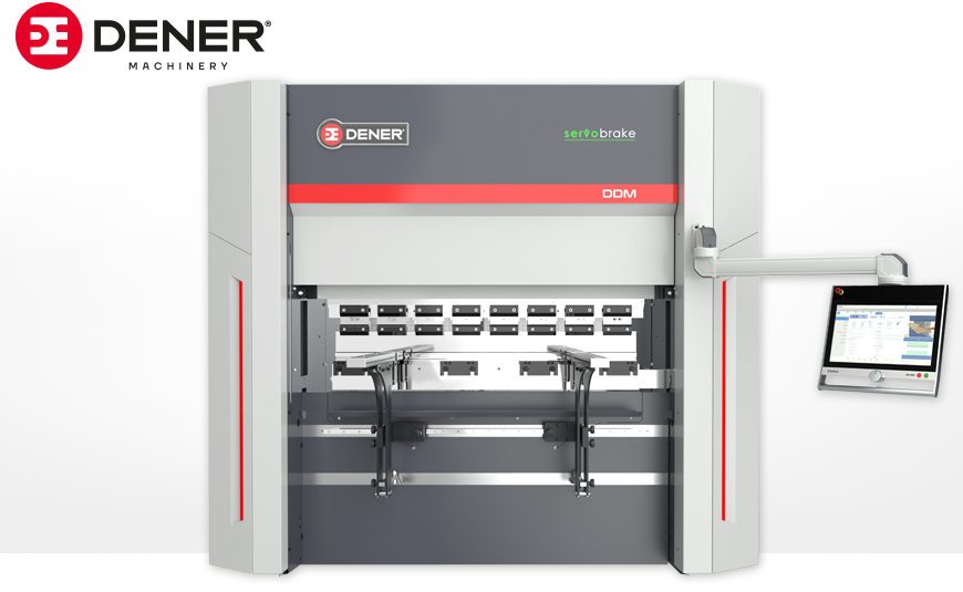 Elektrische CNC-Abkantpresse DENER DDM 4015 mit DELEM Grafiksteuerung.